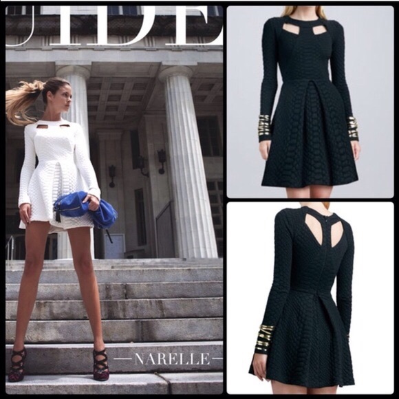 ALEXIS Narelle Structured Python Texture Dress - Picture 9 of 10